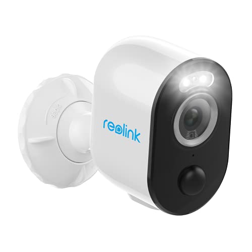 Reolink 2K 4MP Akku Überwachungskamera Aussen mit Personen-/Fahrzeugerkennung, 2,4/5GHz WLAN Batterie IP Kamera Outdoor mit Spotlight, Farbnachtsicht, PIR-Sensor, Zeitraffer, 2-Wege-Audio, Argus 3 Pro