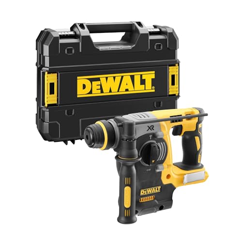 DEWALT SDS-plus XR Akku-Kombihammer/Schlagbohrmaschine DCH273NT (18V, bürstenlos, 24mm, ideal für Bohranker/Befestigungslöcher, Vibrationsreduzierung, ohne Akku & Ladegerät)