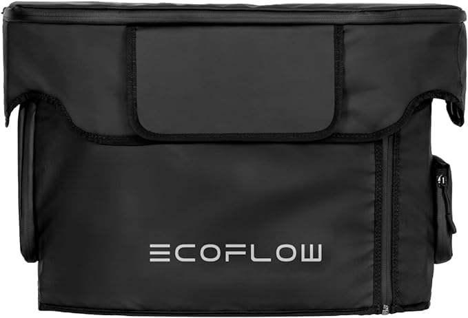 ECOFLOW DELTA Max Schutzhülle, wasserdichte und staubdichte Schutzhülle für tragbare Kraftwerke, leicht zugängliches Klett-Design für den Innen- oder Außenbereich