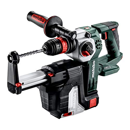 Metabo Akku-Kombihammer KHA 18 LTX BL 24 Q Set bürstenlos mit Quick-Wechselfutter (SDS plus/zylindrisch) - inkl. integrierter Staubabsaugung 600211900