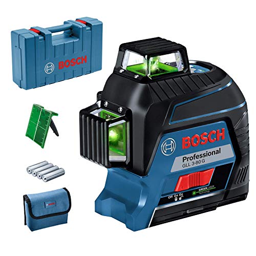 Bosch GLL 3-80G mit hellem, grünem Laser und hoher Präzision