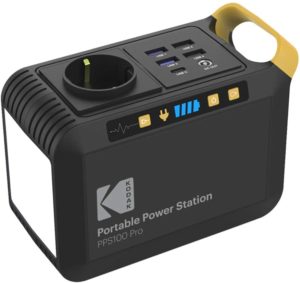 KODAK PPS100 Pro Portable Power Station mit 88,8 Wh